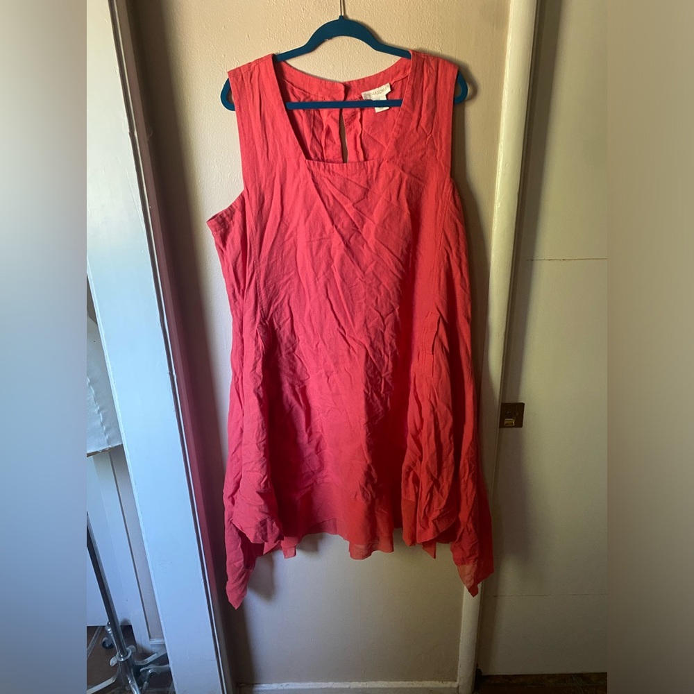 Cynthia Rowley 3X linen/Viscose dress